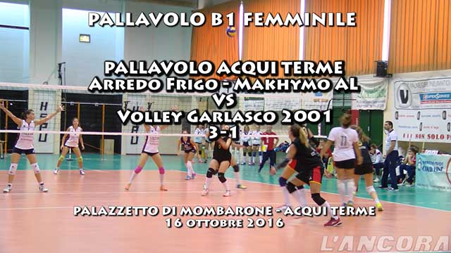 Pallavolo Acqui Terme serie B1 vs Volley Garlasco 2001