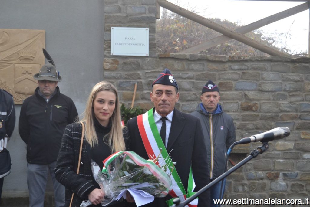 Sessame, inaugurazione piazza Nassirya