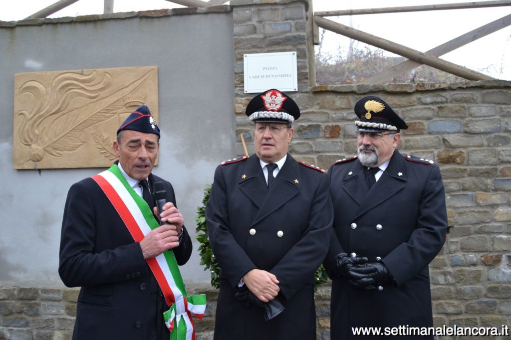 Sessame, inaugurazione piazza Nassirya