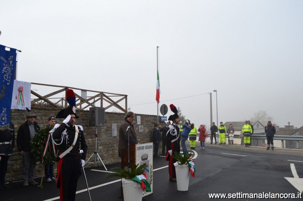 Sessame, inaugurazione piazza Nassirya