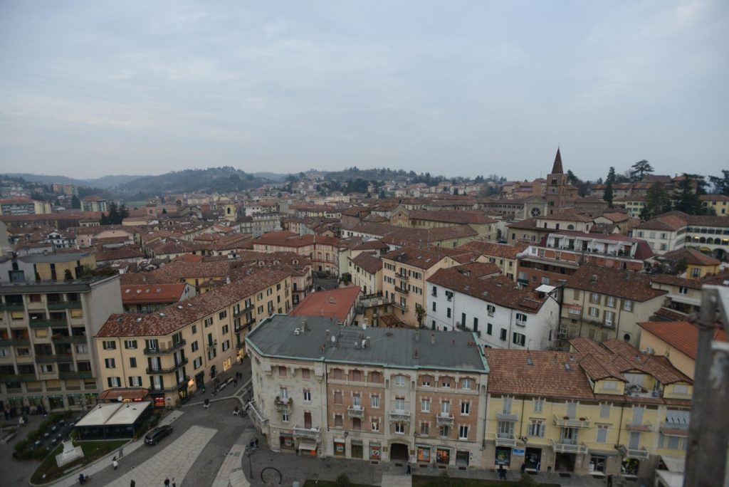 Vista di Acqui Terme dall'alto