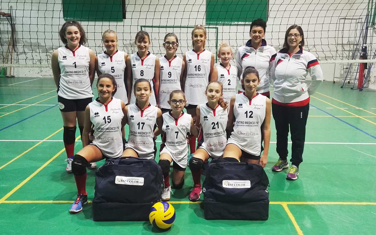 Formazione Under 12 dell'Acqui Volley