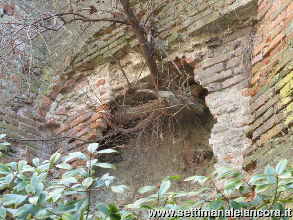 Castello dei Paleologi, muro esterno