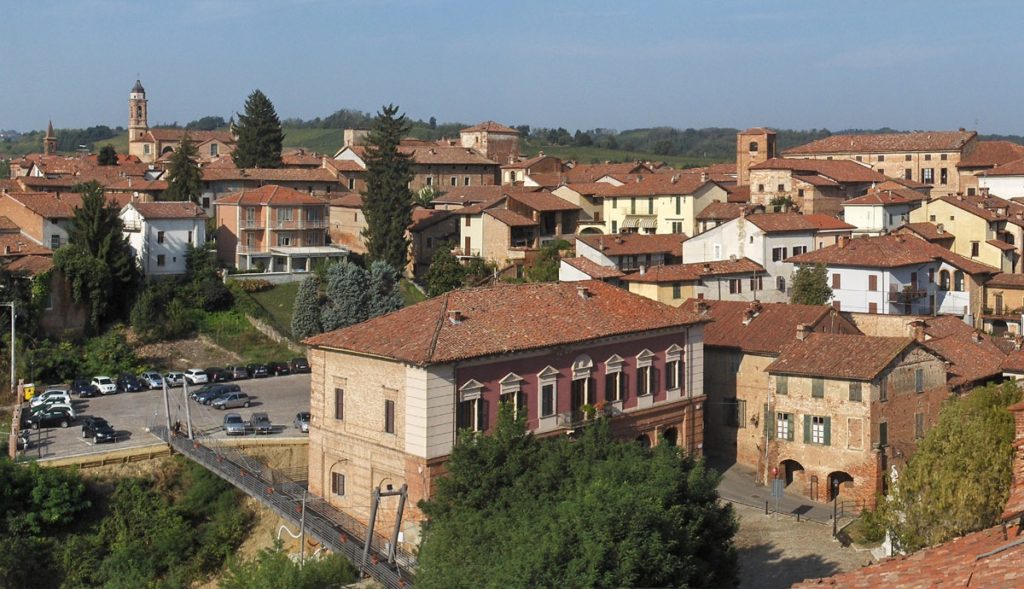 un panorama di Cassine