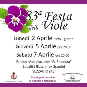 A Sezzadio la Festa delle Viole