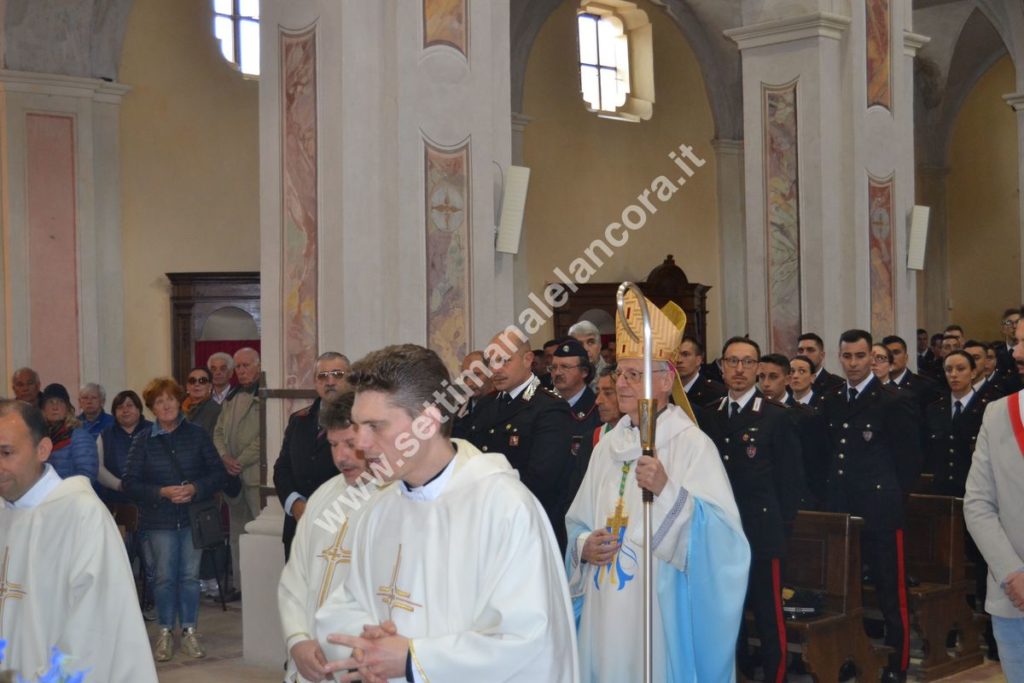 Al Santuario della Virgo Fidelis gli allievi Carabinieri della Cernaia