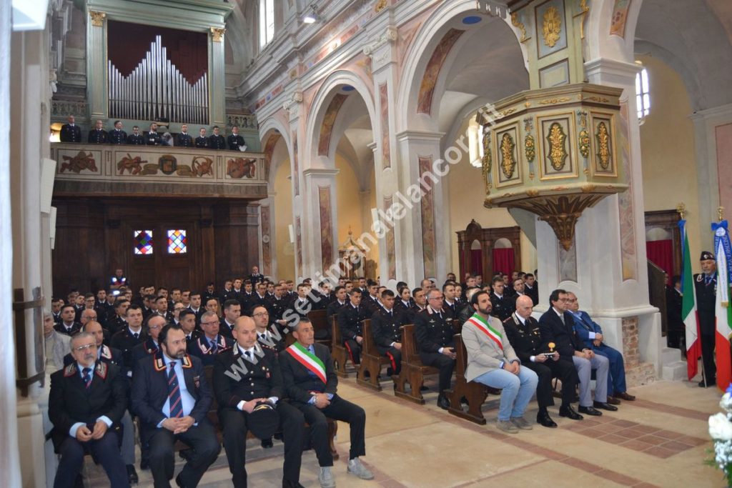 Al Santuario della Virgo Fidelis gli allievi Carabinieri della Cernaia