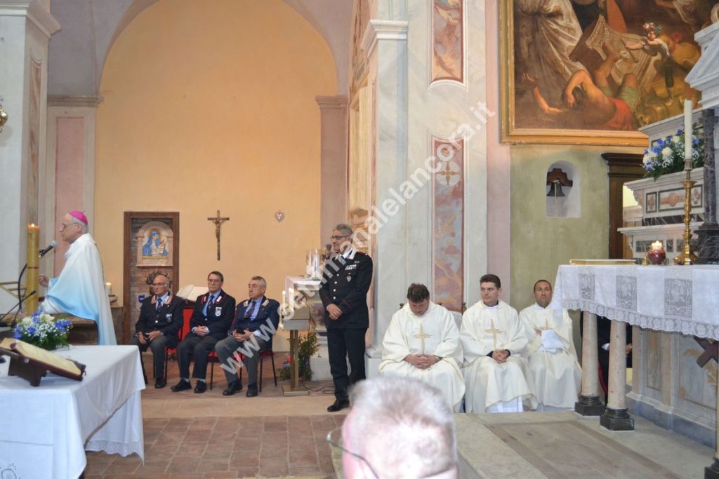 Al Santuario della Virgo Fidelis gli allievi Carabinieri della Cernaia