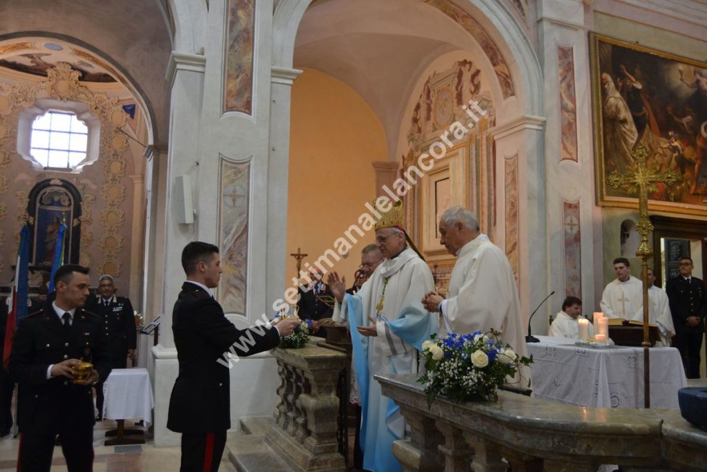 Al Santuario della Virgo Fidelis gli allievi Carabinieri della Cernaia