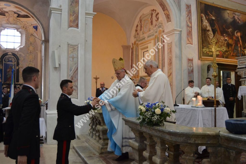 Al Santuario della Virgo Fidelis gli allievi Carabinieri della Cernaia