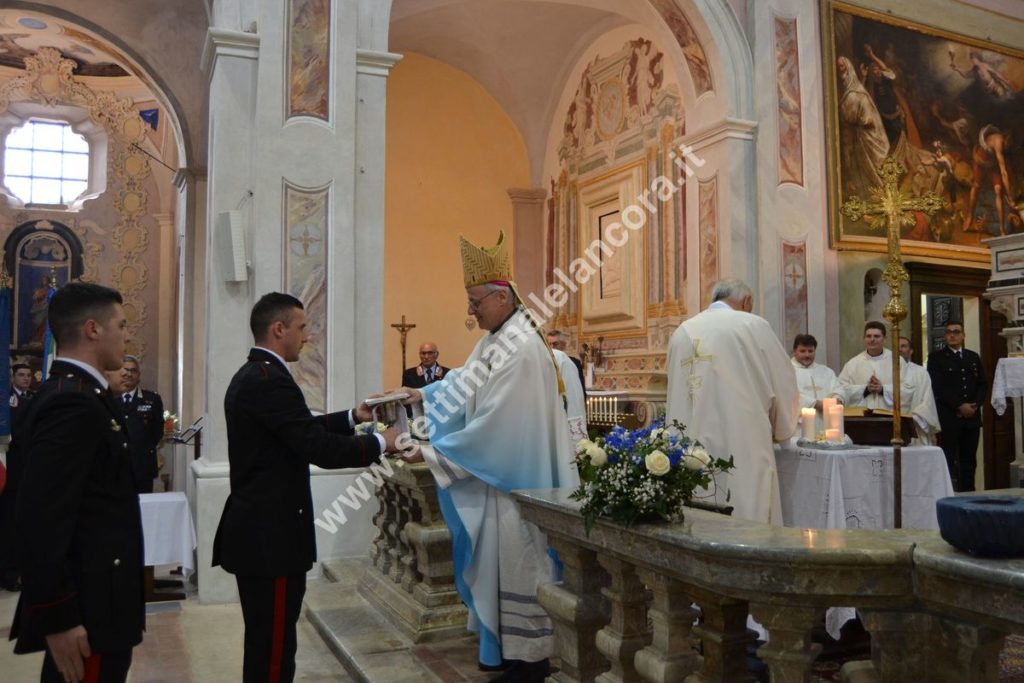 Al Santuario della Virgo Fidelis gli allievi Carabinieri della Cernaia