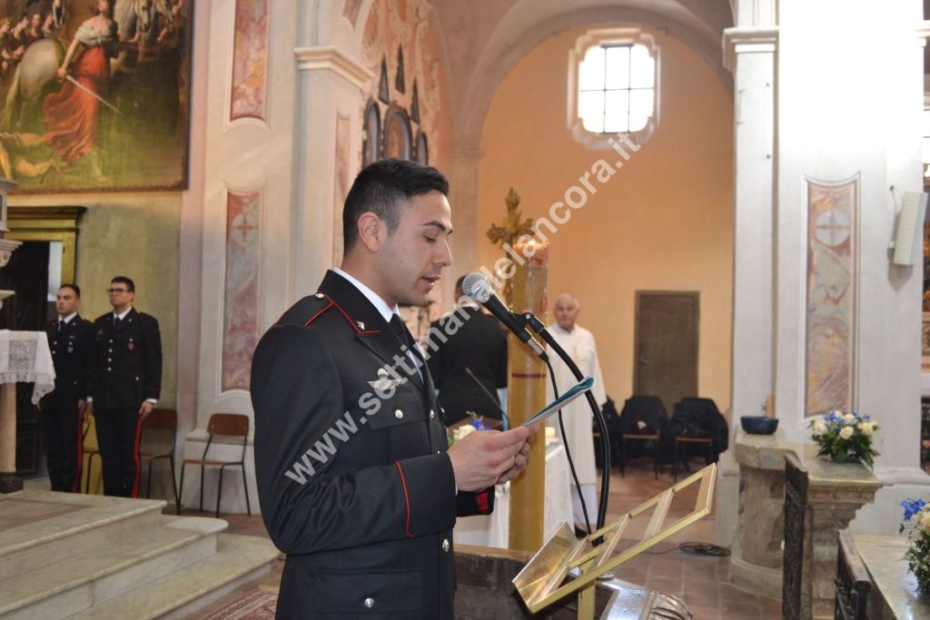 Al Santuario della Virgo Fidelis gli allievi Carabinieri della Cernaia