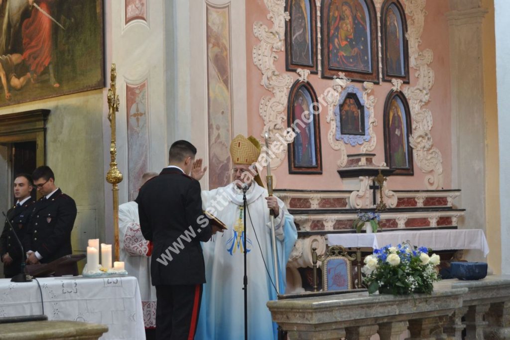 Al Santuario della Virgo Fidelis gli allievi Carabinieri della Cernaia