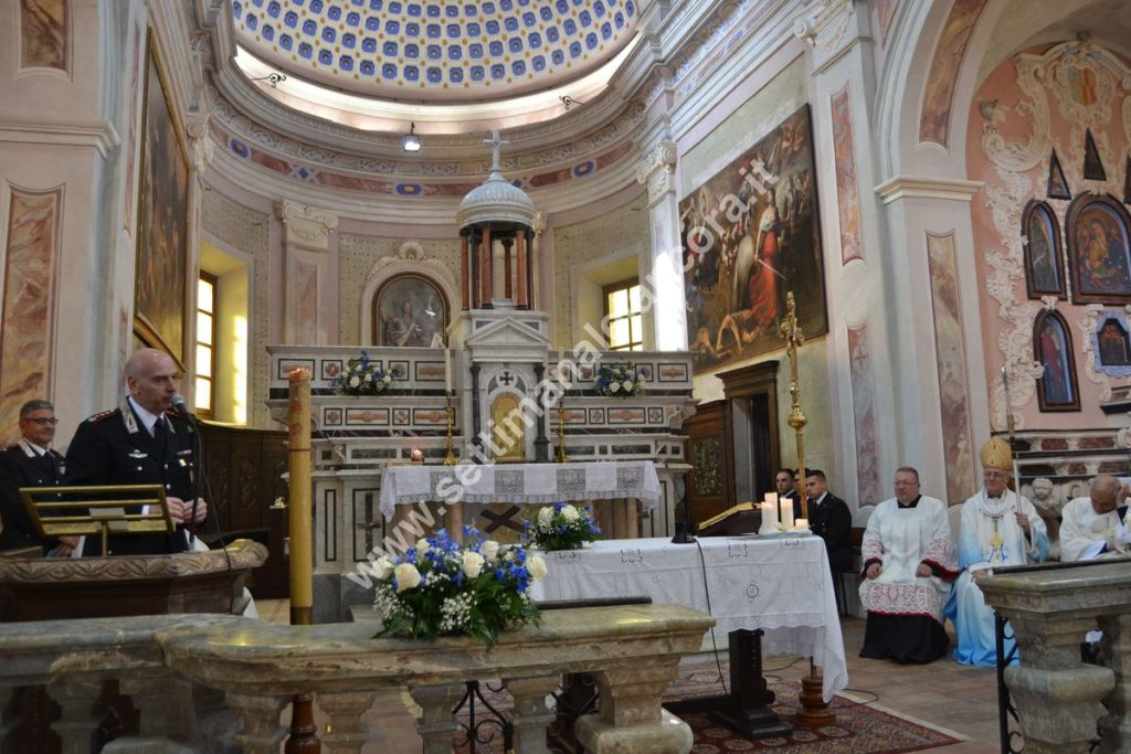 Al Santuario della Virgo Fidelis gli allievi Carabinieri della Cernaia