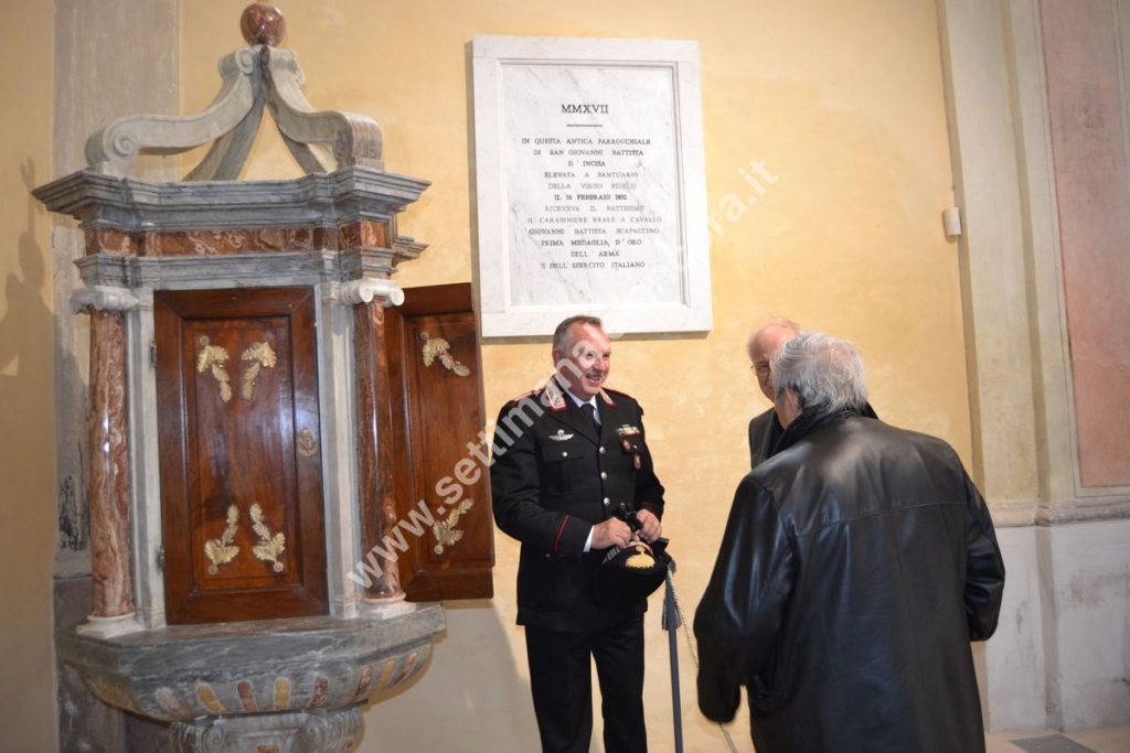 Al Santuario della Virgo Fidelis gli allievi Carabinieri della Cernaia