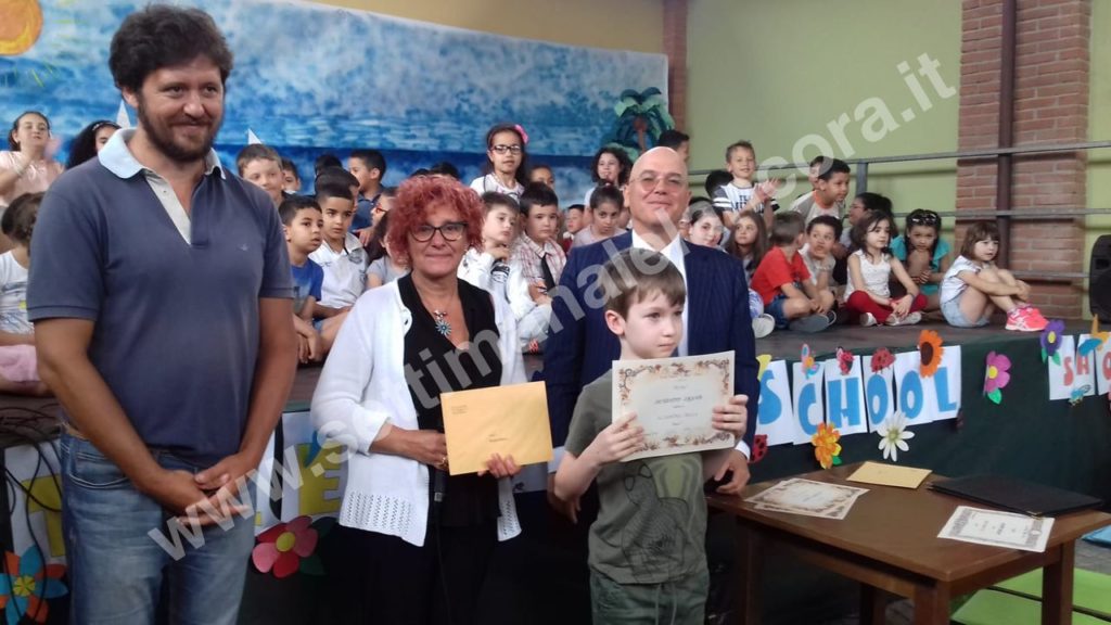 Alcune istanti della premiazione a Strevi