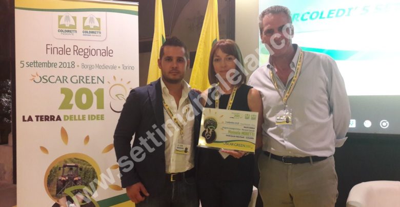 Oscar Green a Manuela Moretti dell’azienda “Molino Moretti”, categoria Campagna Amica