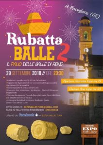 Rossiglione, locandina Rubatta Balle