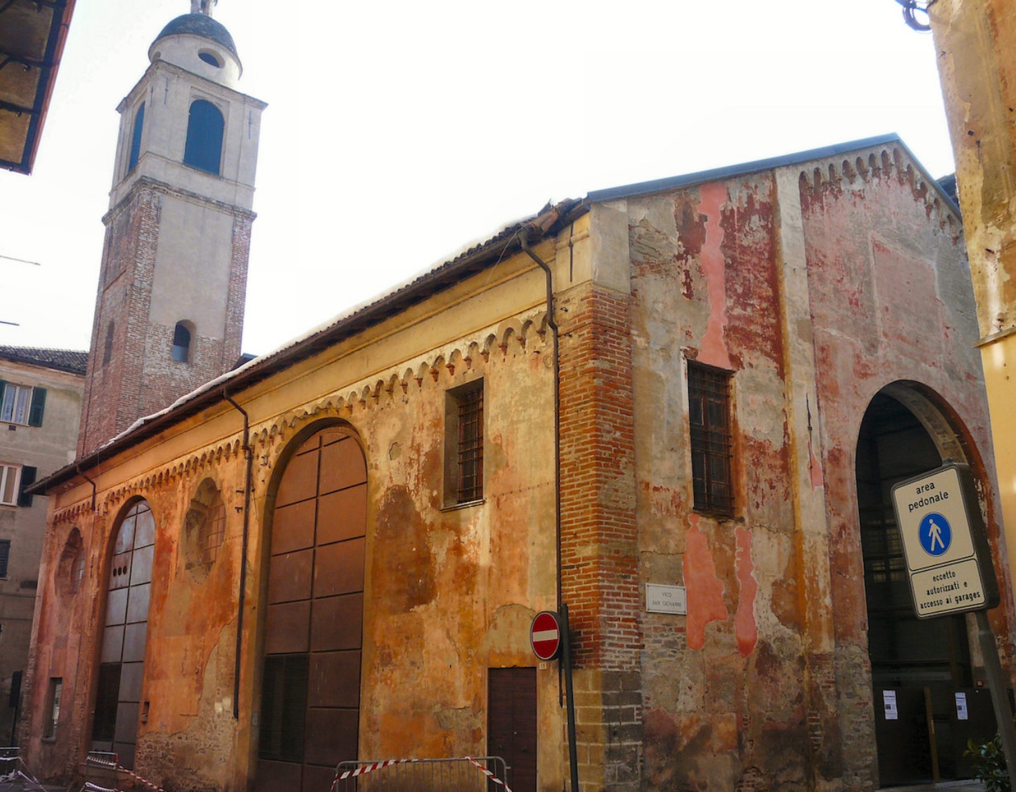 Ovada, la Loggia di San Sebastiano