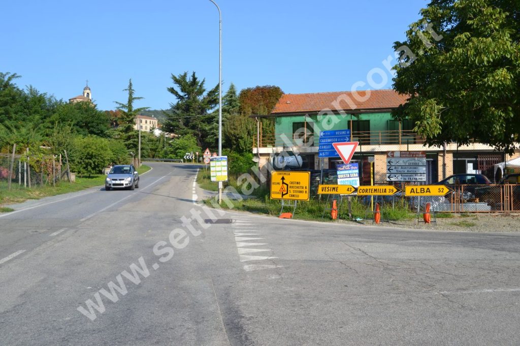 Ultimati i lavori alla strada provinciale sp. 25 a Vesime e tra Bubbio e Monastero