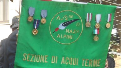 Gli Alpini della Sezione di Acqui Terme a Vercelli