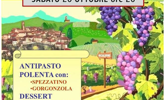 A Ricaldone “Curmarò Vendemmia”. Prenotazioni entro domani