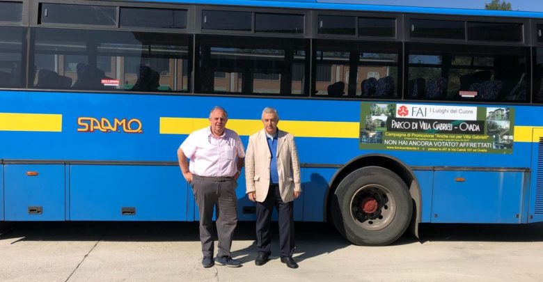 Un giro in bus di 20 giorni per Villa Gabrieli “luogo del cuore”