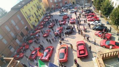 Le Ferrari a Castelnuovo Belbo e in tour sulle colline Unesco