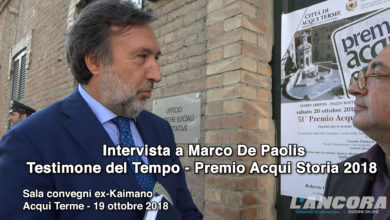 Intervista a Marco De Paolis Testimone del Tempo Premio Acqui Storia 2018