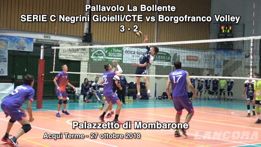 SERIE C Negrini Gioielli/CTE vs Borgofranco Volley 3 - 2 (VIDEO)