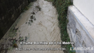 Acqui Terme - Il fiume Bormida ed il rio Medrio