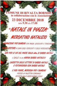 locandina Rivalta mercatino natale