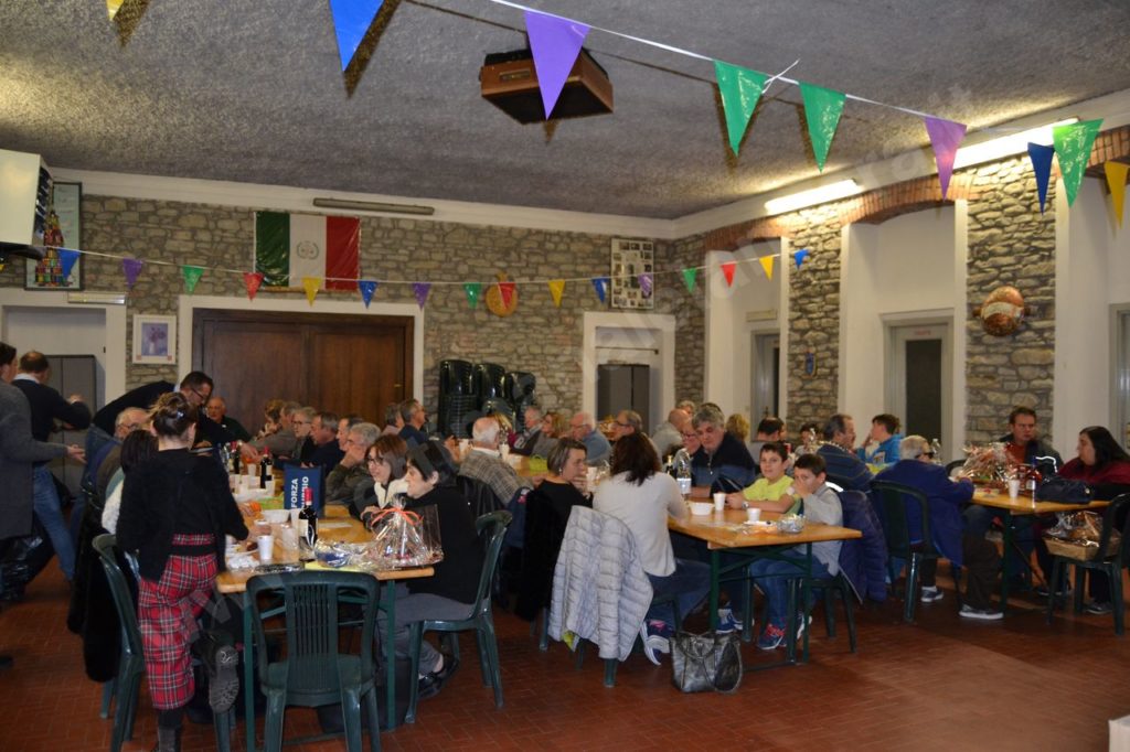 Tombolata alla Saoms del Gruppo Sportivo Bubbio