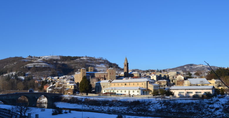 Monastero Bormida innevato