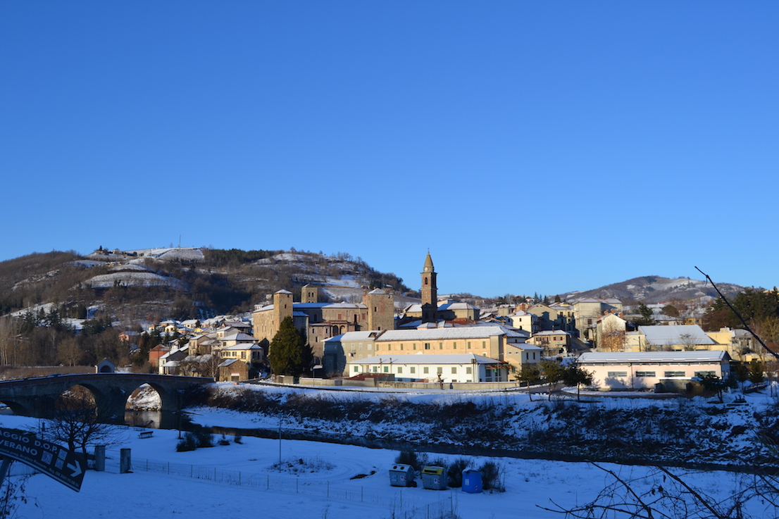 Monastero Bormida innevato