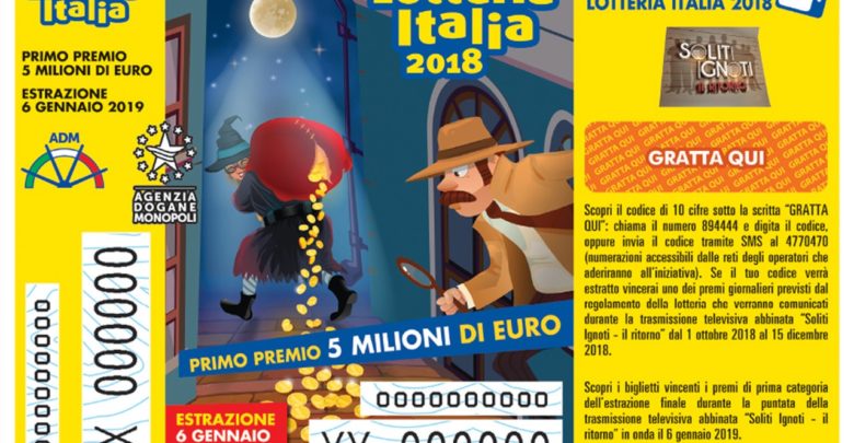 Lotteria Italia: 25.000 euro a un biglietto venduto a Belforte