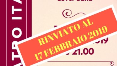 Mioglia "Faber is back" rinviato al 17 febbraio