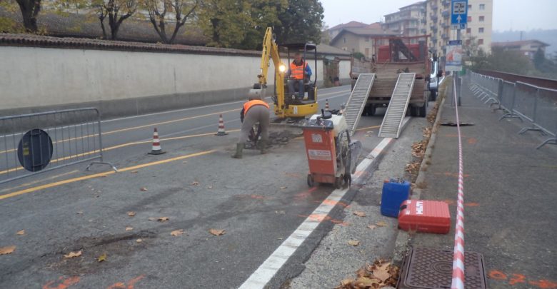 Via Gramsci: i sensori danno via libera ai camion inferiori alle 44 tonnellate