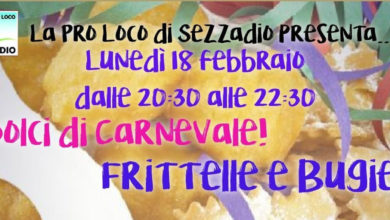 Corso di cucina alla Pro Loco Sezzadio: bugie e frittelle