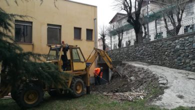 Rossiglione, lavori per l'orto didattico