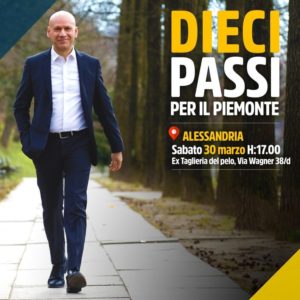 Lucchini e Beghin ad Alessandria per incontro su elezioni regionali