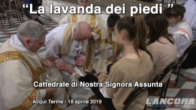 Diocesi di Acqui - La lavanda dei piedi (VIDEO)