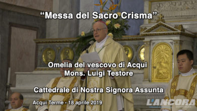 Messa del Sacro Crisma 2019, l'Omelia