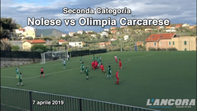 Calcio seconda categoria - Nolese vs Olimpia Carcarese (VIDEO)