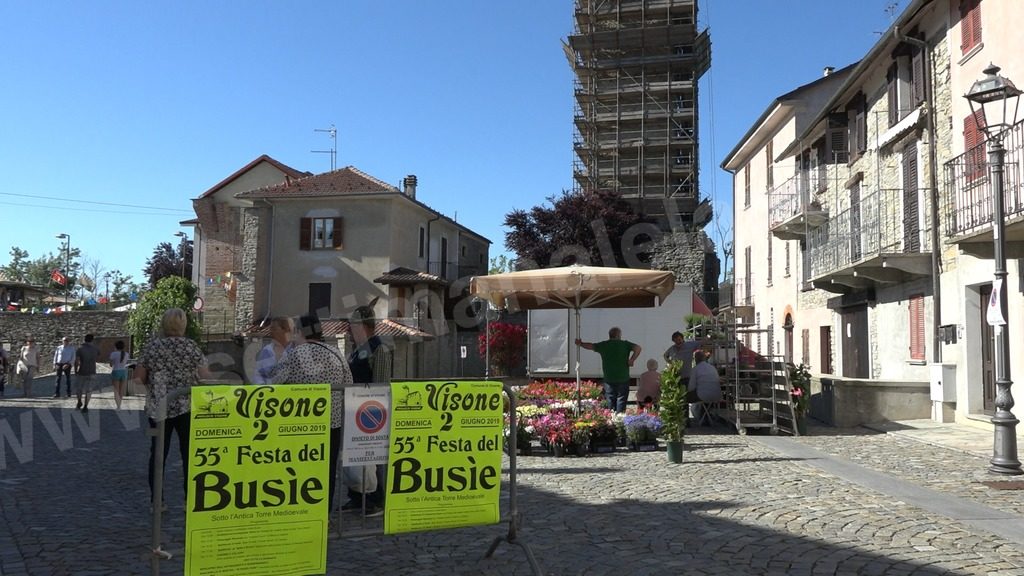 Visone: tanta gente in paese per la “Festa del Busìe”