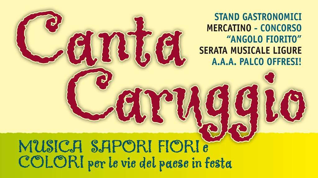 A Rossiglione “Cantacaruggio”