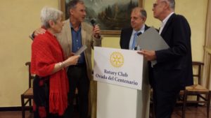 L’illustre chirurgo Spinoglio ospite del Rotary Club Ovada del Centenario