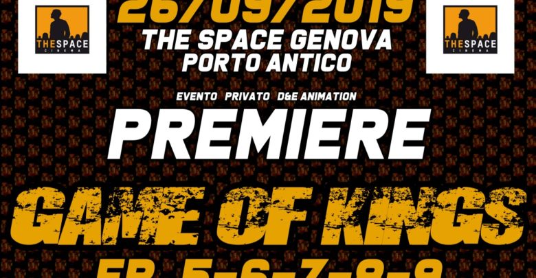 Game of Kings: final trailer e prevendite aperte per la premiere al porto antico di genova