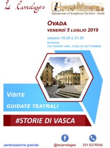 visita guidata teatralizzata per il ciclo #StorieInVasca,