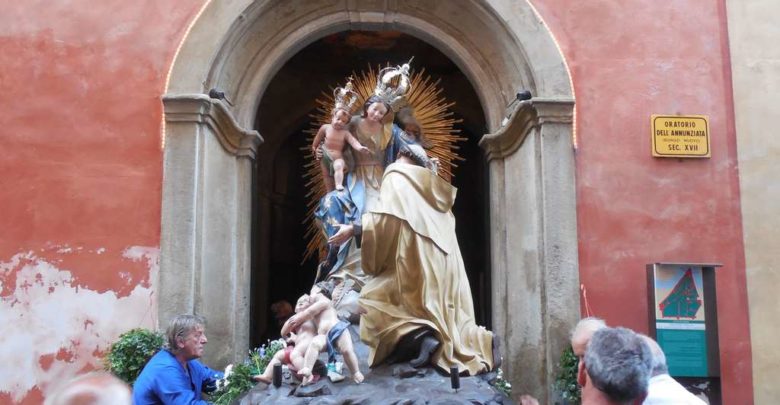 All’Oratorio della SS. Annunziata la festa della Madonna del Carmine